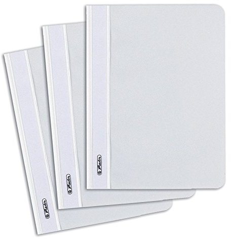 herlitz Schnellhefter, DIN A5, aus PP-Folie, wei VE = 1