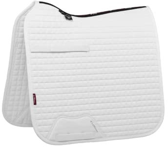 LeMieux Reitsport Dressage Square (Standard Strap) ProSport Dressurwinkel (Standardgurt), Weiß, Größe L, L