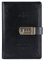 Yakri Vintage Notebook Password with Lock Diary Book Creative Password Diary Handbook Notepad TPN109 (Black) [Office_Product]
