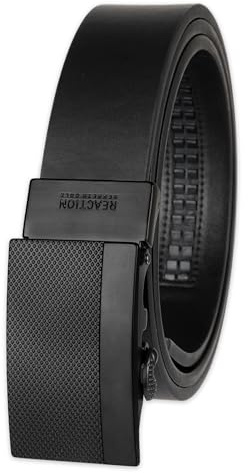 Kenneth Cole REACTION Men's Perfect Fit Adjustable Belt – Track Lock and Compression Buckle Styles