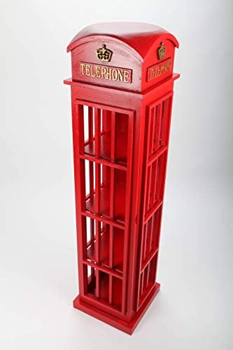 point home Design-Schrank Telephone, Retro, rot, 120cm