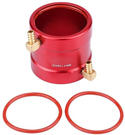 Dilwe RC Boot Wasserkühlung Jacke, Aluminium Wasserkühlung Jacke für 36mm-40mm Motor RC Modellboot Zubehör Metallteile