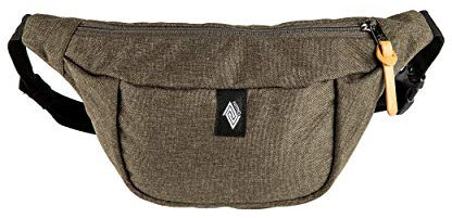Hip Bag, Stylische Brusttasche, Gürteltasche mit 2 Fächern, Travel Pack, Heritage Umhängtasche, Festival Hüfttasche, Bauchtasche, 25 x 14 x 8cm, Burnt Olive