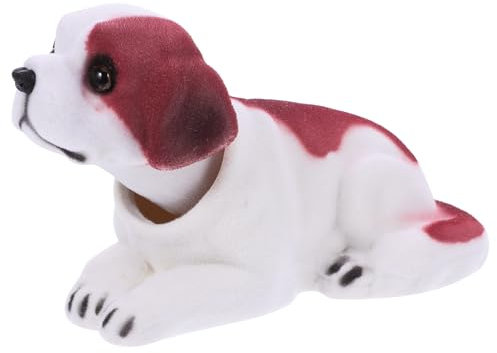 Wakauto Wackelkopf-Puppen, Wackelkopf, Hund, Schreibtisch-Ornament, für Zuhause, Geschäft, Auto, Armaturenbrett-Dekoration
