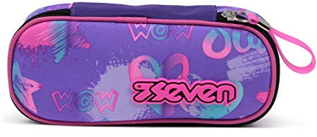 SJ GANG STYLE JAM GANG Bustina Ovale Astuccio, Unisex - Bambini e ragazzi, Viola, Taglia Unica