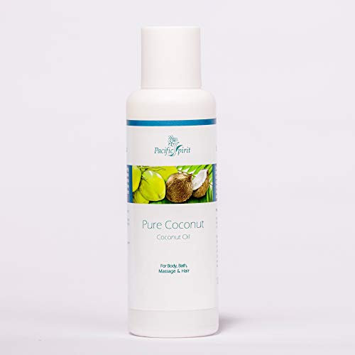 Pacific Spirit Pure Öl – Kokosöl 150 ml I Kokosnuss-Öl für Haut, Haare, als Massage- & Bade-Öl I Pflegendes Öl für Haare & Körper I Massageöl mit femininem Duft I Feuchtigkeitsspendendes Öl