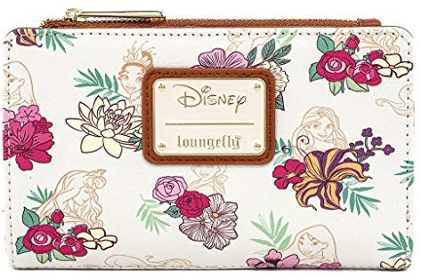Loungefly Disney Prinzessinnen Geldbörse aus Kunstleder mit Blumenmuster