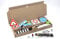WISSNER® Magnetische Verkehrszeichen - 124-Teiliges Straßenschilder-Lernset für Kinder aus MAG-Pap, Made in Germany, Spiel-Verkehrsschilder für Kinder