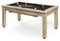 Bison Billardtisch Dolce Vita Shabby Chic | 5ft o. 6.5ft | Umfunktionierbar zum Esstisch | 18 mm Spielfeld aus Präzisionsverbundstoff, High-Speed Billardtuch | 132 – 150 kg