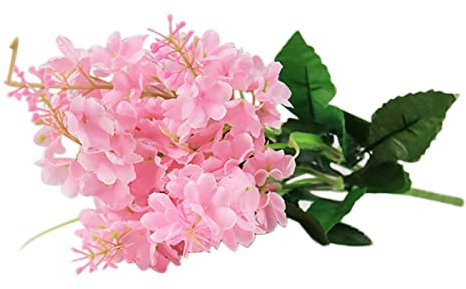 ECYC Ltd 13.78 inch Artificial Hyacinth Flower Bouquet, Silk Hyacinth Flowers Fake Flower with Stem Faux Hyacinth Flowers for Home Office Wedding Decoration,Pink