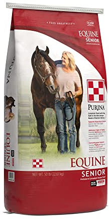Purina | Equine Senior Horse Feed | 50 Pound (50 LB) Bag