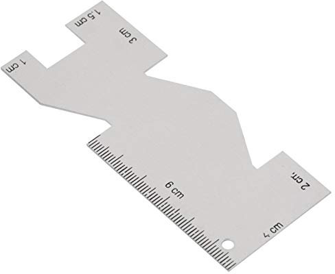 Joyzan Règle Couture Métal, Modèle Jauge Mesure Patchwork Quilting Grid Cutting Tailor DIY Craft Métal Flexible Précise Outil Accessoire Artisanat Coudre Courtepointe Matelassage Broderie Traitement