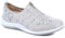 Pavers Women’s Zip-Up Trainers in Denim - Footwear with Breathable Mesh Upper - Ladies Versatile Shoes for Everyday Wear - Size 7 UK/EU 40