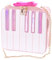 Kawaii-Story LB-6064-1 Rosa weiß 19cm Piano Klavier Tasten Musik Schleife Kult Damen Schulter Tasche Pu