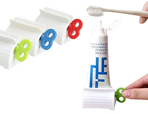 ZLXFT Distributeur de Dentifrice,Presse Dentifrice,Tube Wringer Presse Tubes,Peinture Tube Squeezer Roller,pour Dentifrice Peintures Cosmétiques