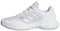 adidas Damen Gamecourt 2.0 Tennis Shoes Tennisschuhe, Silver Metallic/Cloud White, 36 2/3 EU
