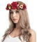 CHSEEO Blumenkranz Blumenkrone Damen, Künstliche Simulationsblume Krone Verstellbarer Girlande Photo Requisiten für Damen Braut Brautjungfern Haarschmuck Hochzeit Zeremonie Festival Party Strand #13