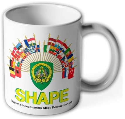 Tasse NATO SHAPE Supreme Headquarters Allied Powers Europe Casteau #39706