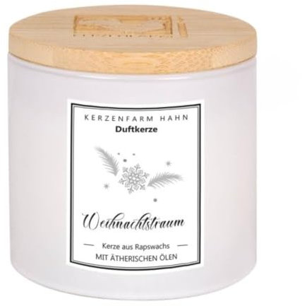 Kerzenfarm Hahn Duftkerze Trendglas, Weihnachtstraum