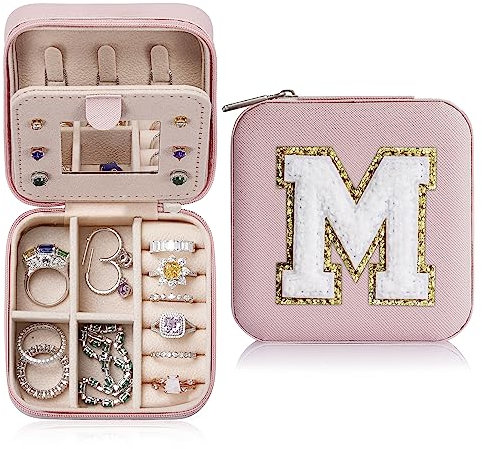 TINGN Schmuckkästchen Mädchen Geschenke - Reise Schmuckkästchen Mädchen Geschenke Schmuckkästchen Klein Damen Schmuckschatulle Mädchen Schmuckkästchen Personalisiert Weihnachtsgeschenke für Mädchen