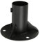 Round Posts Base Bracket - Chain Link Fence Pole Floor Flange Base - Flange Heavy Solid Fence Post Concrete Mount - for Holding Fence Mailbox Flag Round Posts (52mm)