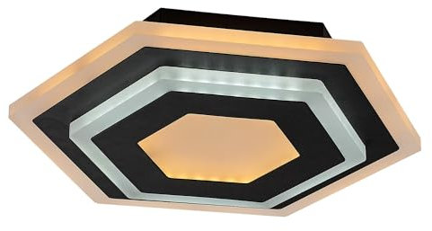 rabalux Bitsi Moderne 23W Deckenleuchte mit Fernbedienung, Wandlampe, 1000 Lumen IP20 LED, 270x235 mm, warmweiß + kaltweiß 3000+6000 K