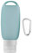 1 botella de viaje de silicona, tubos rellenables de silicona de 90 ml, juego de recipientes de viaje portátiles, botella recargable a prueba de fugas con mosquetón, contenedor de aseo de viaje al