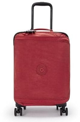 Kipling Spontaneous S, Small Cabin Size Wheeled Luggage, 21 x 56 x 46 cm, Funky Red (RED)