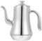 Cabilock 1 Pc Pava cafeteras jarra cafetera electric kettle tea pot cafetera jarra tetera eléctrica campana colador café tetera clara hervidor de filtro bote de filtro Acero inoxidable Grey