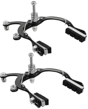 BESTonZON 2pcs Front Brake Caliper Road Bicycle Caliper Brake Cycle Clamp Metal Bike for Commuting Travel