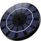 SLAHAJ Kit de Fuentes de cascadas Fuente Solar con Boquilla giratoria de 1,4/2,5/3,5/4/6 W, Bomba Solar Flotante para Piscinas, estanques y Piscinas decoración de Estanque(7V 2.5W 800mAh)