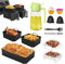 Verdenu 21 Pcs Air Fryer Accessories for Ninja Foodi Flexdrawer Air Fryer AF500UK/AF500UKCP, with Oil Sprayer, 1 * 10.4L & 2 * 5.2L Air Fryer Silicone Liner for Ninja Airfryer Accessories