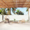 IKAYAA Aluminium Doppel- Seitenmarkise Ausziehbar 140 x 1000 cm Sonnenschutz Doppelseitenmarkise Windschutz Terrasse Sichtschutz Doppelmarkise Balkon Seitenwand Creme