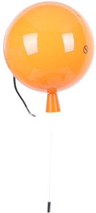 Operitacx Kreative Bunte Balloon Wandlampe Orange Dekorative Led-wandbeleuchtung Für Kinderzimmer Modernes Design Warmes Licht Augenschonendes Nachtlicht Langlebig Und Stilvoll