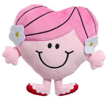 Rainbow Designs Little Miss Hug Small Plush Toy - Mr.Men Soft Pink Character Soft Toy -Cuddly Companion for Children's Adventures and Bedtime Comfort