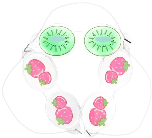 Alipis 3 Stück-pack Kühlende Gel Augenkühlmasken Für Kinder Atmungsaktive Pvc Schlafmasken Wiederverwendbare Augenpads Niedliche Eis Augenmasken Für Jungen Und Mädchen