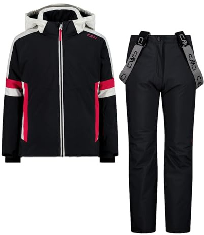 CMP Set da sci per bambine Kid G - giacca e pantaloni, anthrazit, 140