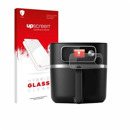 upscreen Schutzglas für Philips Airfryer HD9880/90 Schutzfolie Panzer Folie Glas [Extrem Kratzfest 9H, Anti-Fingerprint, Ultra-Transparent]