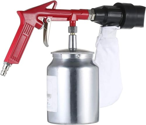 DONCK Farbspritzgerät, Mini-Hand-Sandstrahlgerät, Sandstrahl-Set, Sandstrahlgerät, Airbrush-Sandstrahlspray