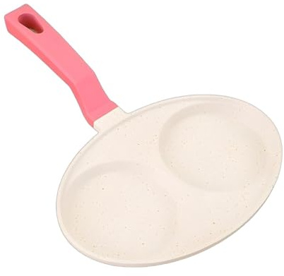 IEEDFJKK Mini Pancake Maker Makes Cooking Fun With Sturdy Egg Cooker Pan Offering 2 Cup Capacity And Easy Clean Features Egg Skillet Pancake Plett Pan Crepe Cookware, White, 29x21. 5x2cm