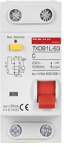 Interruttore Automatico Differenziale Da 40 A 220 V - Termico-magnetico Con Protezione Dalle Perdite(63a)