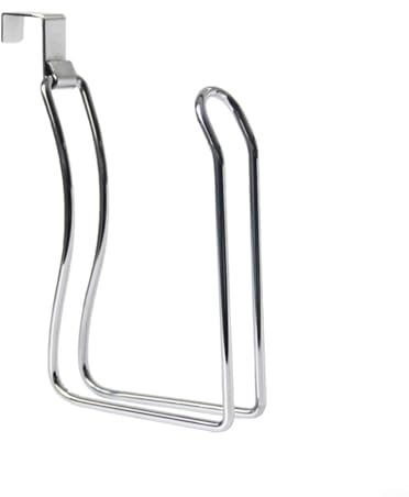 ComfyHarbor Stainless Steel Over The Tank Toilet Paper Holder, Hanging Bathroom Tissue Storage Rack for Space Saving, Metal Paper Towel Cabinet Organizer(Silver)