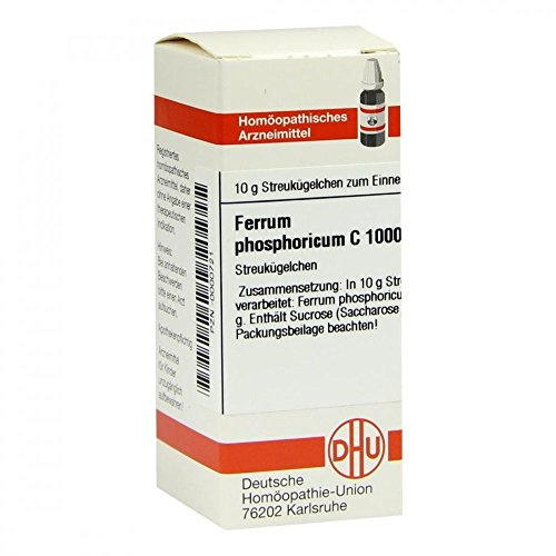 DHU Ferrum phosphoricum C1000 Streukügelchen, 10 g Globuli
