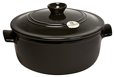 Emile Henry EH794553 Cocotte Tonda, Carbone