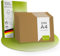 Werbegrün Präsentationsmappe A4 – 100 Stück Braun (Kraftkarton) | FSC® MIX 70% | Dokumentenmappe aus 320g/m² Pappe | Mit Visitenkartenschlitz | Made in Germany | Direkt vom Hersteller