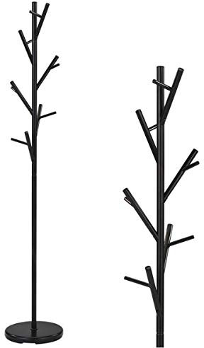 Porte-Manteau, Métal, Arbre, Noir, 170 cm