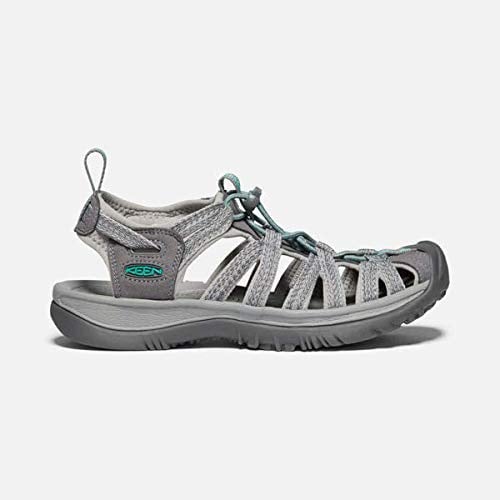 KEEN Whisper, Sandali Donna, Grigio Chiaro, 39 EU