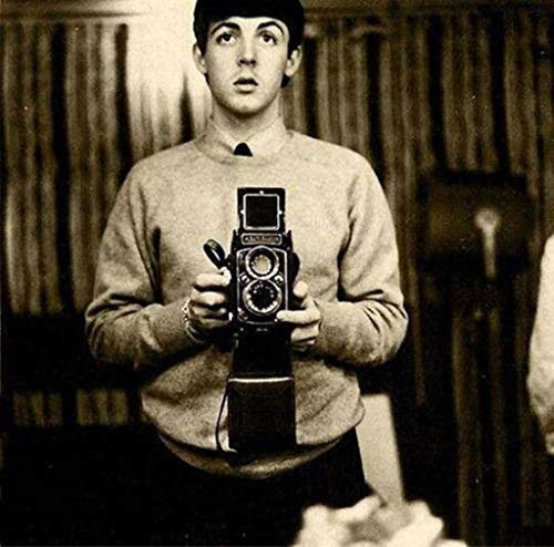 Poster Paul McCartney Cliché Altes Rare Autoportrait Image Retro