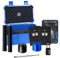 NKTOLEE Blaue Aufbewahrungsbox ABS Kunststoff Aufbewahrungsbehälter mit Schloss - Geruchsdichte wasserdichte Box Anzug für Reisen Aufbewahrungsbox Geruchsdichtes Kit Humidor Box