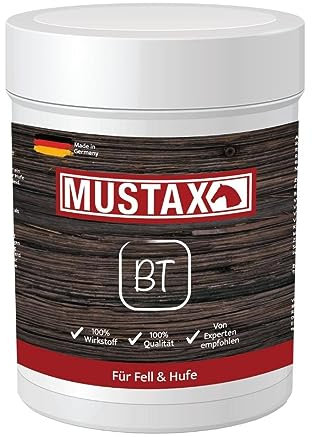 MUSTAX Biotin - für Haar & Huf für Dein Pferd, Biotin, Zink und viele weitere wichtige Vitamine für EIN strahlendes Fell und gesunde Hufe – mit Tierernährungsexperten entwickelt